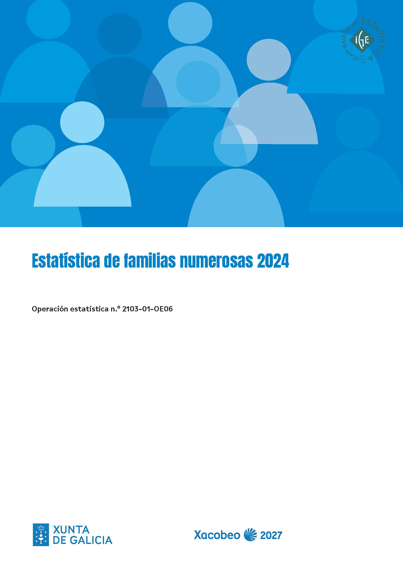 Estatística de familias numerosas 2024