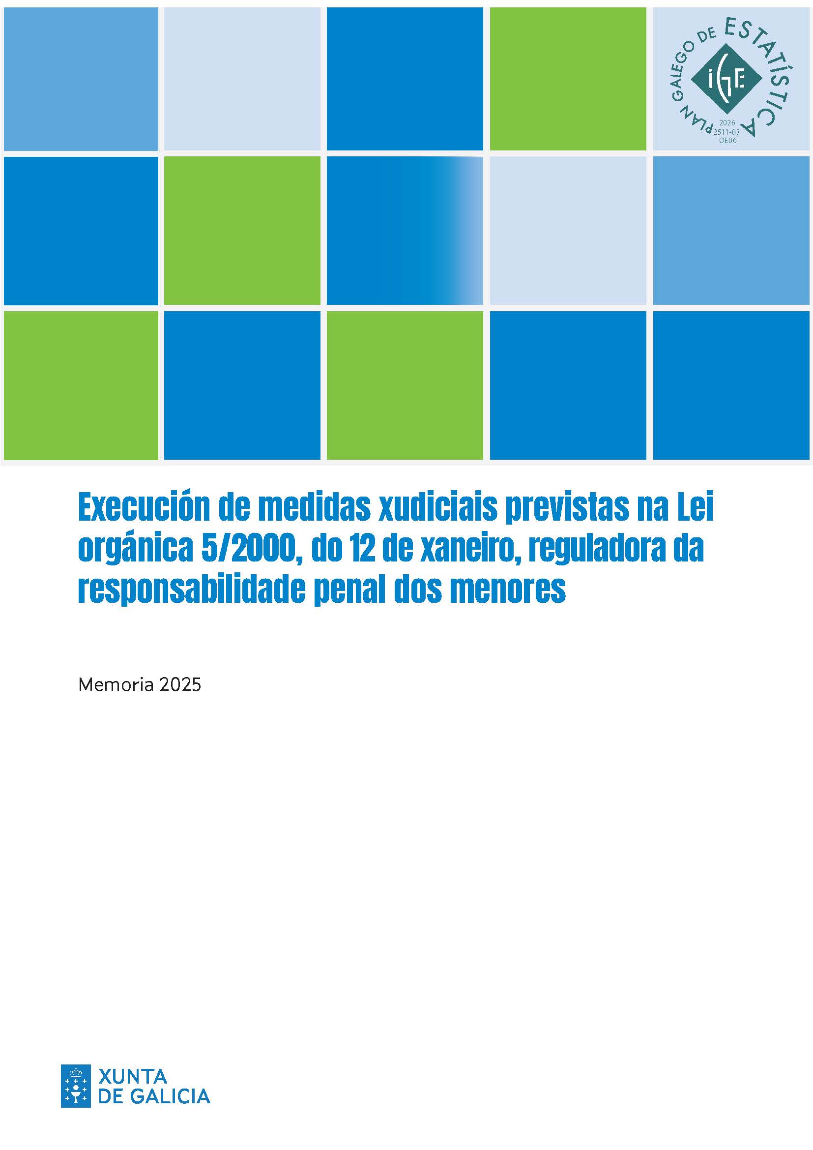 Memoria medidas xudiciais 2025